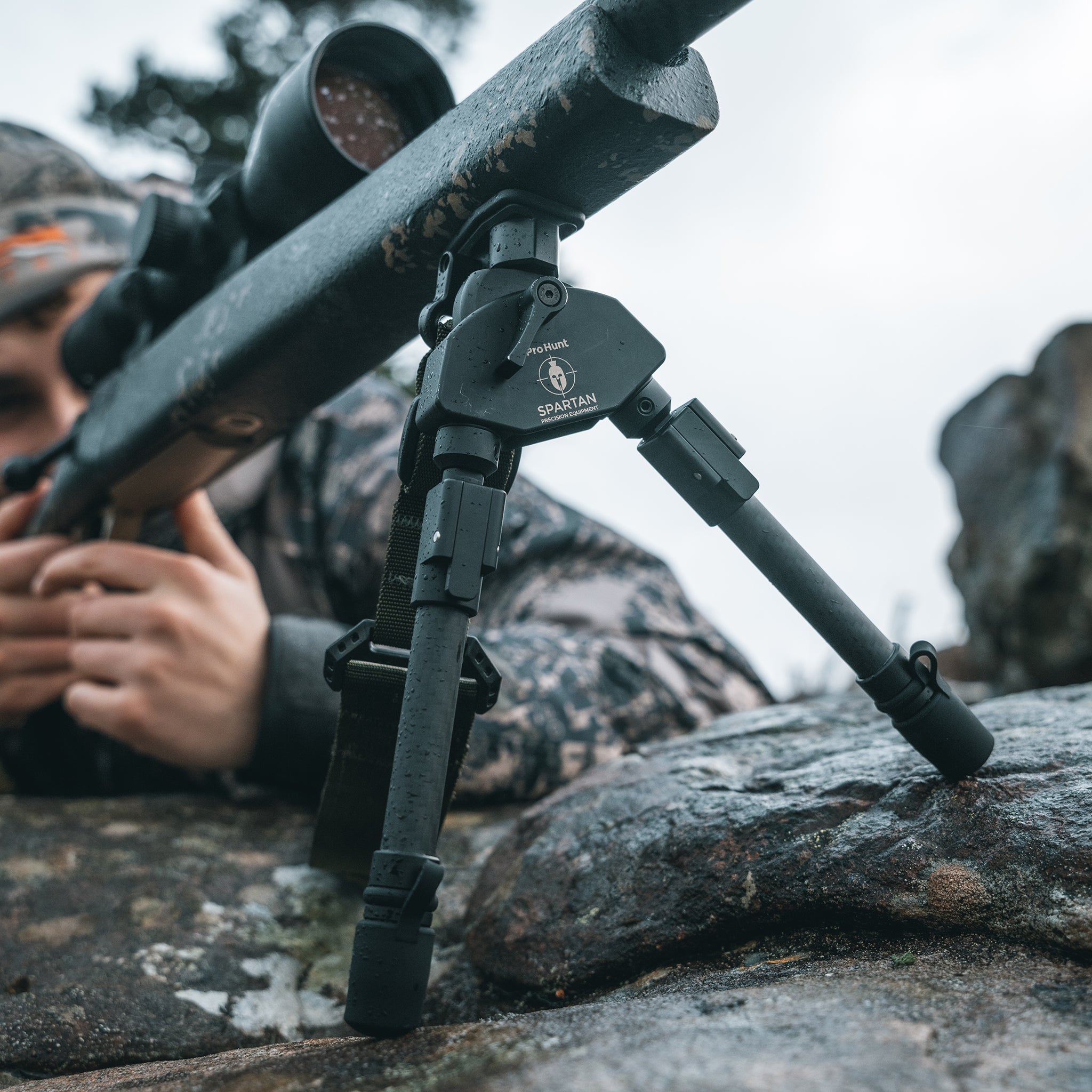 Javelin Spartan Pro Hunt Tac Zweibein - Schnellmontage Für Jagdgewehre