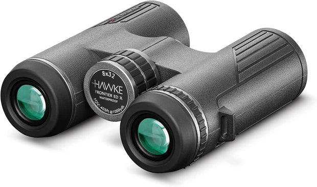 Hawke Sport Optics Frontier ED X 8x32mm Roof Prism Binocular Grey 38406