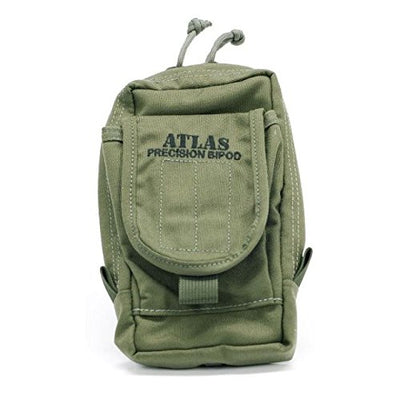 Atlas Bipods Pouch, for Bipod, BT22, BT23 and BT24 Not Included, Green, BT30-Green