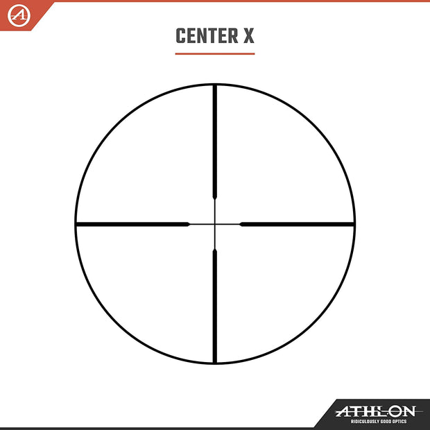 Athlon Optics Talos 3-12x40 Second Focal Plane Riflescope CENTER X 215003