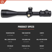 Athlon Optics Argos BTR GEN2 8-34X56 First Focal Plane Riflescope APMR FFP IR MIL 214068