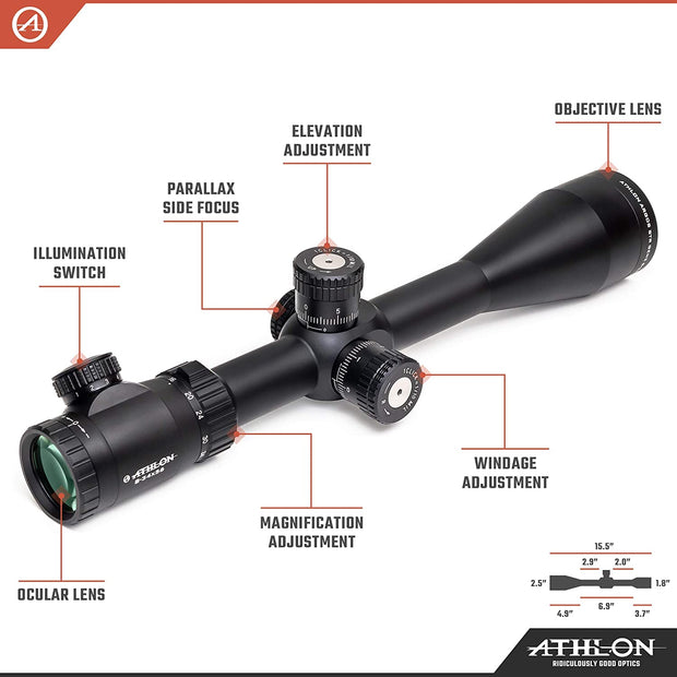 Athlon Optics Argos BTR GEN2 8-34X56 First Focal Plane Riflescope APMR FFP IR MIL 214068