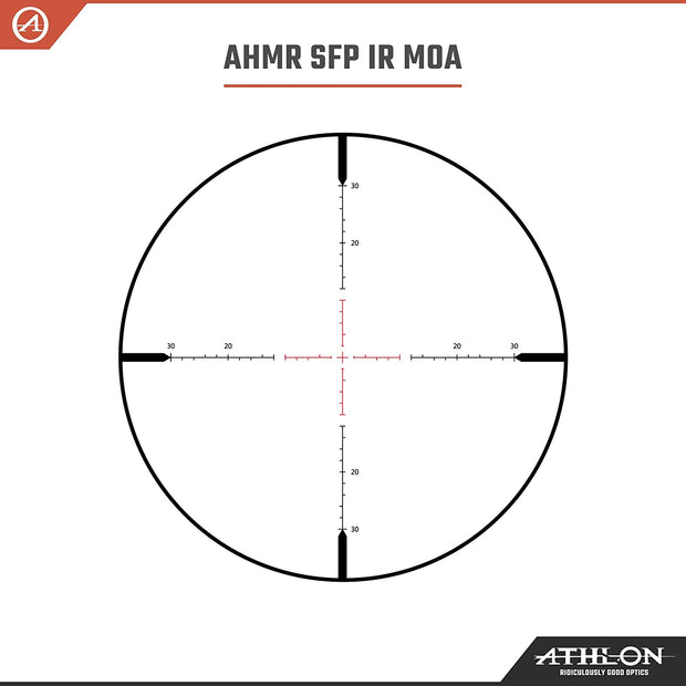 Athlon Optics Midas BTR GEN2 HD 4.5-27x50 Second Focal Plane Riflescope AHMR SFP IR MOA 213023 MOA