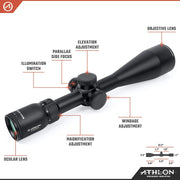 Athlon Optics Ares ETR 3-18x50 FFP Riflescope APRS6 IR MIL 212106