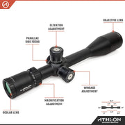 Athlon Optics Argos BTR GEN2 10-24x56 Riflescope - BLR SFP IR MOA 214071