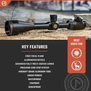 Athlon Optics Argos BTR GEN2 8-34X56 First Focal Plane Riflescope APMR FFP IR MIL 214068